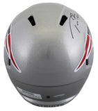 Patriots Tom Brady Authentic Signed Riddell Full Size Speed Rep Helmet Tri Star