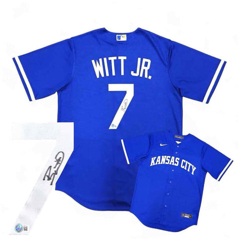 Bobby Witt Jr. Autographed Signed Kansas City Royals Nike Jersey - Beckett