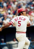 Johnny Bench Signed ONL Baseball (JSA) Cincinnati Reds / HOF 14xAll Star Catcher