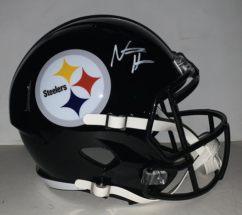 Najee Harris Steelers Signed Speed Replica Helmet Mint Autograph Fanatics COA