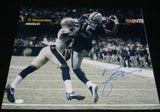 MICHAEL CRABTREE SIGNED AUTOGRAPHED OAKLAND RAIDERS 16x20 PHOTO JSA