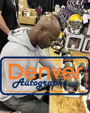 Adrian Peterson Signed Minnesota Vikings Salute Mini Helmet Beckett 42365