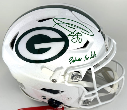 Packers DONALD DRIVER Signed Full Size Authentic ALT Spd Flex Helmet AUTO w/P4L