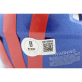 Michael Strahan Autographed New York Giants 24 Alt Mini Helmet Beckett 49850