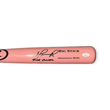 David Ortiz Boston Red Sox Signed Autographed Pink Bat F*ck Cancer Inscription