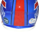 Doug Flutie Autographed Buffalo Bills Flash Mini Helmet Beckett 40644