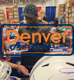 Jordan Addison Autographed Minnesota Vikings Mini Helmet Beckett Witness 50971