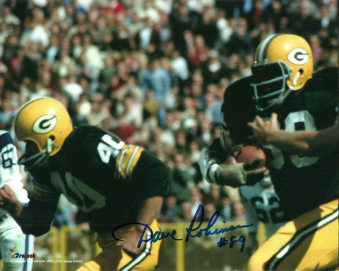 Packers SB I & II Champ DAVE ROBINSON Signed 8x10 Auto Photo #4 - HOF 2013