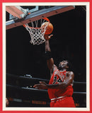 Charles Oakley Signed Chicago Bulls Framed Jersey (Beckett) 1985 1st Round Pick