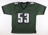 Hugh Douglas Signed Philadelphia Eagle Jersey (JSA COA) 3xPro Bowl Defensive End