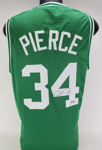 Paul Pierce Signed Boston Celtics Jersey (Beckett) 2008 NBA Champion / HOF 2021