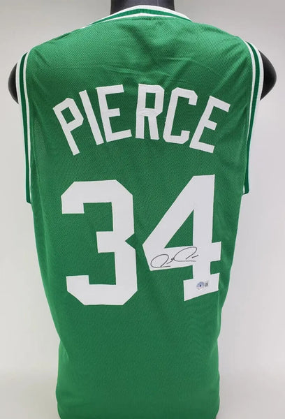 Paul Pierce Signed Boston Celtics Jersey (Beckett) 2008 NBA Champion / HOF 2021