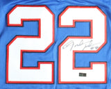 Fred Jackson Signed Bills Jersey (Beckett) Buffalo's #3 All Time Leading Rusher