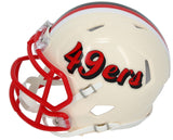 Brock Purdy Autographed San Francisco 49ers RETRO Speed Mini Helmet Beckett