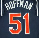 Padres TREVOR HOFFMAN Signed Custom Blue Replica Jersey AUTO w/ 5 Scripts - JSA