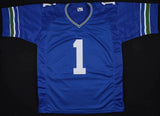 Warren Moon Signed Seattle Seahawks Jersey Inscribed "HOF 06" (JSA COA)