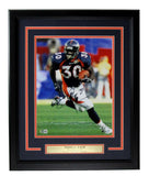 Terrell Davis Autographed 11x14 Photo Denver Broncos Framed Beckett