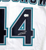 Julio Rodriguez Seattle Mariners Signed "JRODSHOW" Nike White Jersey BAS