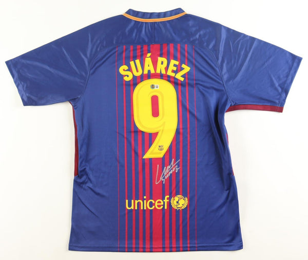 Luis Suarez Signed Barcelona F.C. Nike Jersey (Beckett) Futbol Club Barcelona