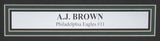 A.J. Brown Autographed 16x20 Photo Philadelphia Eagles Framed PSA/DNA