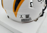 Ladainian Tomlinson Signed Los Angeles Chargers Ridell Speed Mini Helmet/Beckett