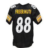 Pat Freiermuth Autographed/Signed Pro Style Black Jersey Beckett 45947