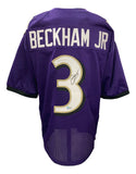 Odell Beckham Jr Signed Custom Purple Pro-Style Football Jersey BAS