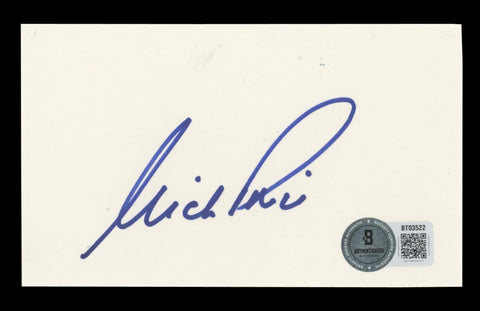 Nick Price PGA TOUR Authentic Signed 3x5 Index Card Autographed BAS #BT03522