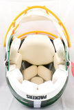 Christian Watson Signed Packers F/S Flash Speed Authentic Helmet-Beckett W*SMEAR