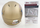 Drew Pearson Signed Tulsa Golden Hurricane Mini-Helmet (JSA COA) Cowboys W.R.