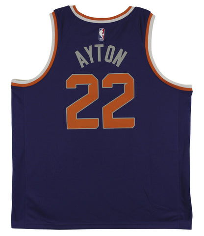 Suns DeAndre Ayton Purple Nike Swingman Size 56 Jersey Un-signed