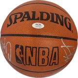 1997 Portland Trailblazers Team Signed Basketball PSA/DNA Autographed Ball