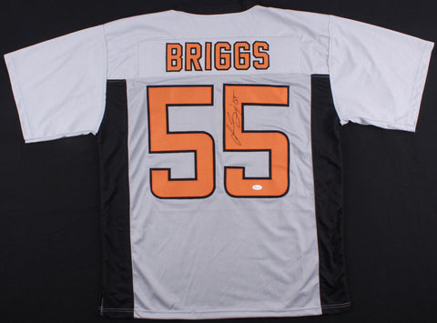 Lance Briggs Signed Chicago Bears Jersey (JSA COA) 7xPro Bowl (2005-2011) L.B.