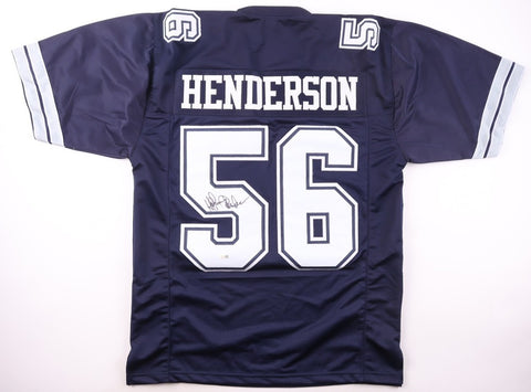 Thomas Hollywood Henderson Signed Dallas Cowboys Jersey (JSA) Super Bowl XII L.B