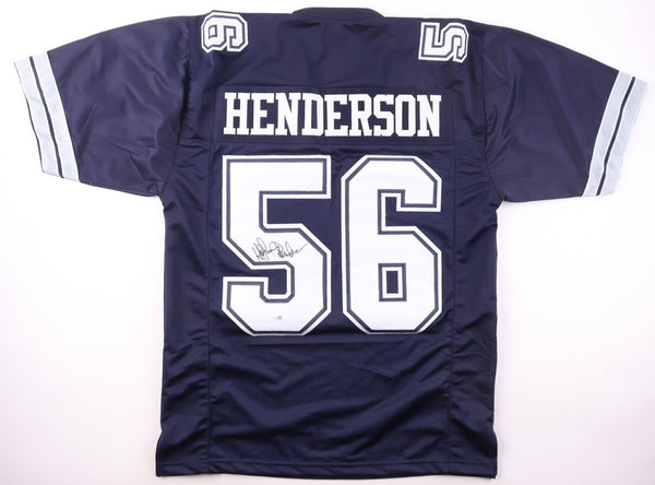 Thomas Hollywood Henderson Signed Dallas Cowboys Jersey (JSA) Super Bowl XII L.B