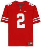 Chase Young Ohio State Buckeyes Signed Scarlet Nike Game Jersey