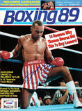 Sugar Ray Leonard Autographed Signed Boxing '89 Magazine Cover PSA/DNA #S49287