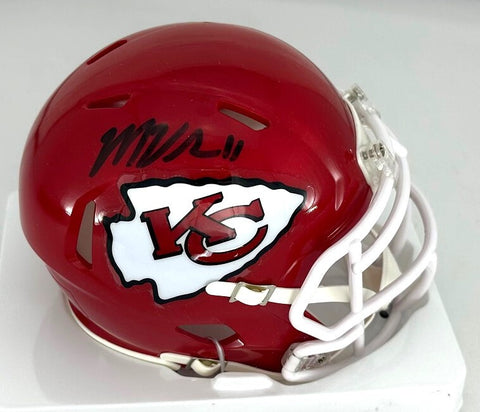 Chiefs MARQUEZ VALDES-SCANTLING Signed Riddell Speed Mini Helmet AUTO