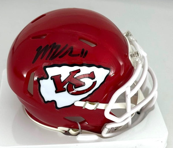 Chiefs MARQUEZ VALDES-SCANTLING Signed Riddell Speed Mini Helmet AUTO