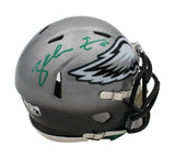 Zach Ertz Signed Philadelphia Eagles Speed Custom Fade NFL Mini Helmet