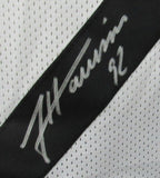 James Harrison Signed/Auto Steelers Custom White Football Jersey JSA 163159