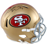 Fred Warner Autographed/Signed San Francisco 49ers F/S Helmet Beckett WIT 53057