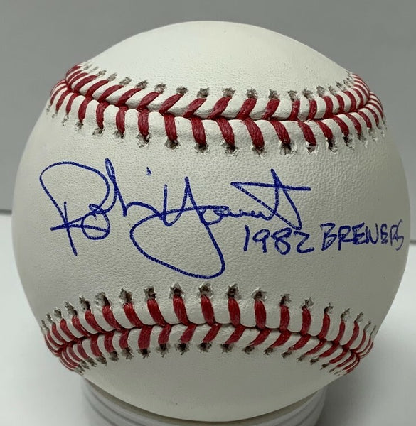 Brewers Hall of Famer ROBIN YOUNT Signed Baseball AUTO w/ "1982 Brewers" - JSA!
