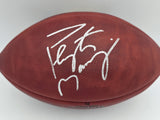 Peyton Manning Autographed NFL Leather 509 TD Football Colts Fanatics 461383
