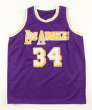 Shaquille O'Neal Signed Los Angeles Lakers Jersey (JSA) 4xNBA Champion / Big Man