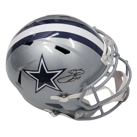 Emmitt Smith Autographed Dallas Cowboys Replica Helmet Beckett Authenticated