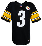 Russell Wilson Signed Steelers Nike Black Replica Football Jersey (FANATICS COA)