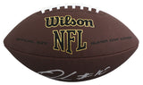 Browns Quinshon Judkins Signed Wilson Super Grip Football W/ Case BAS Witnessed