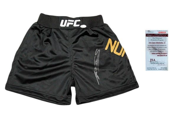Amanda Nunes Autographed Signed Fight Shorts - JSA - 2 Weight Division Champion