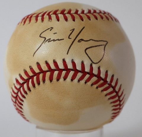 Eric Young Autographed Official National League Rawlings Baseball - JSA COA